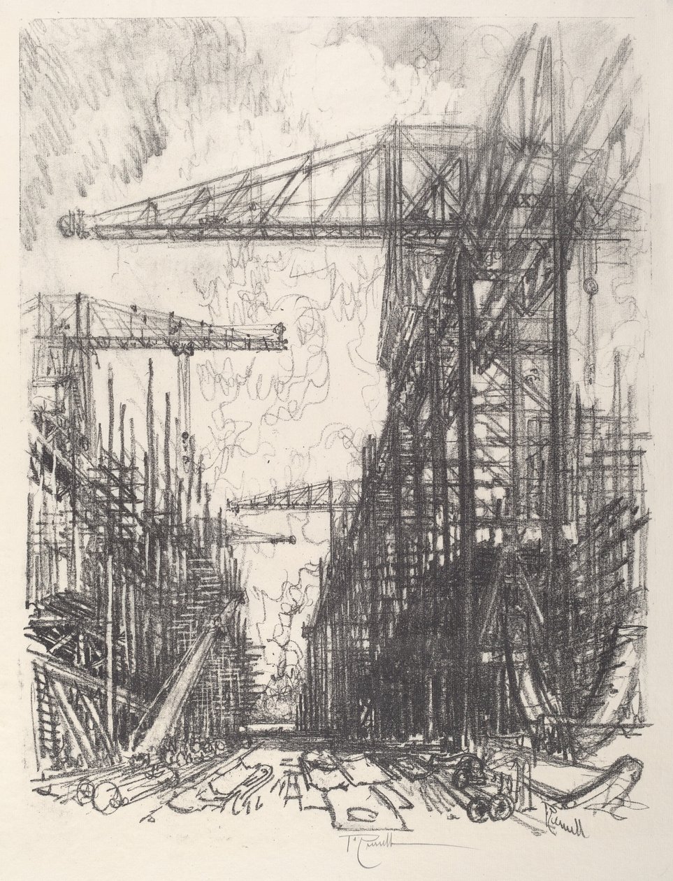 Bina Yok Edicileri, No.I by Joseph Pennell