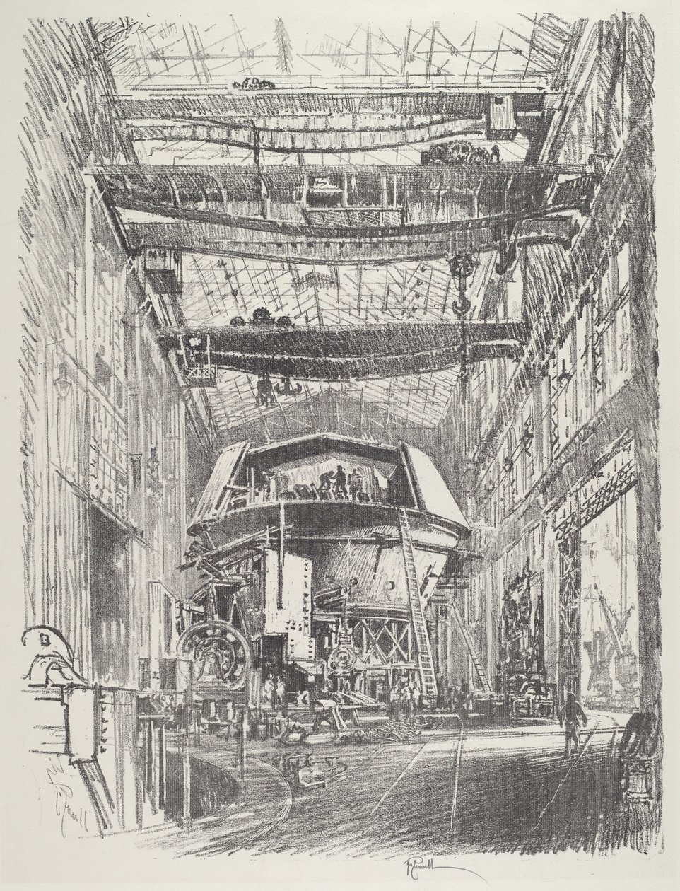 Büyük Kuleyi İnşa Etmek by Joseph Pennell