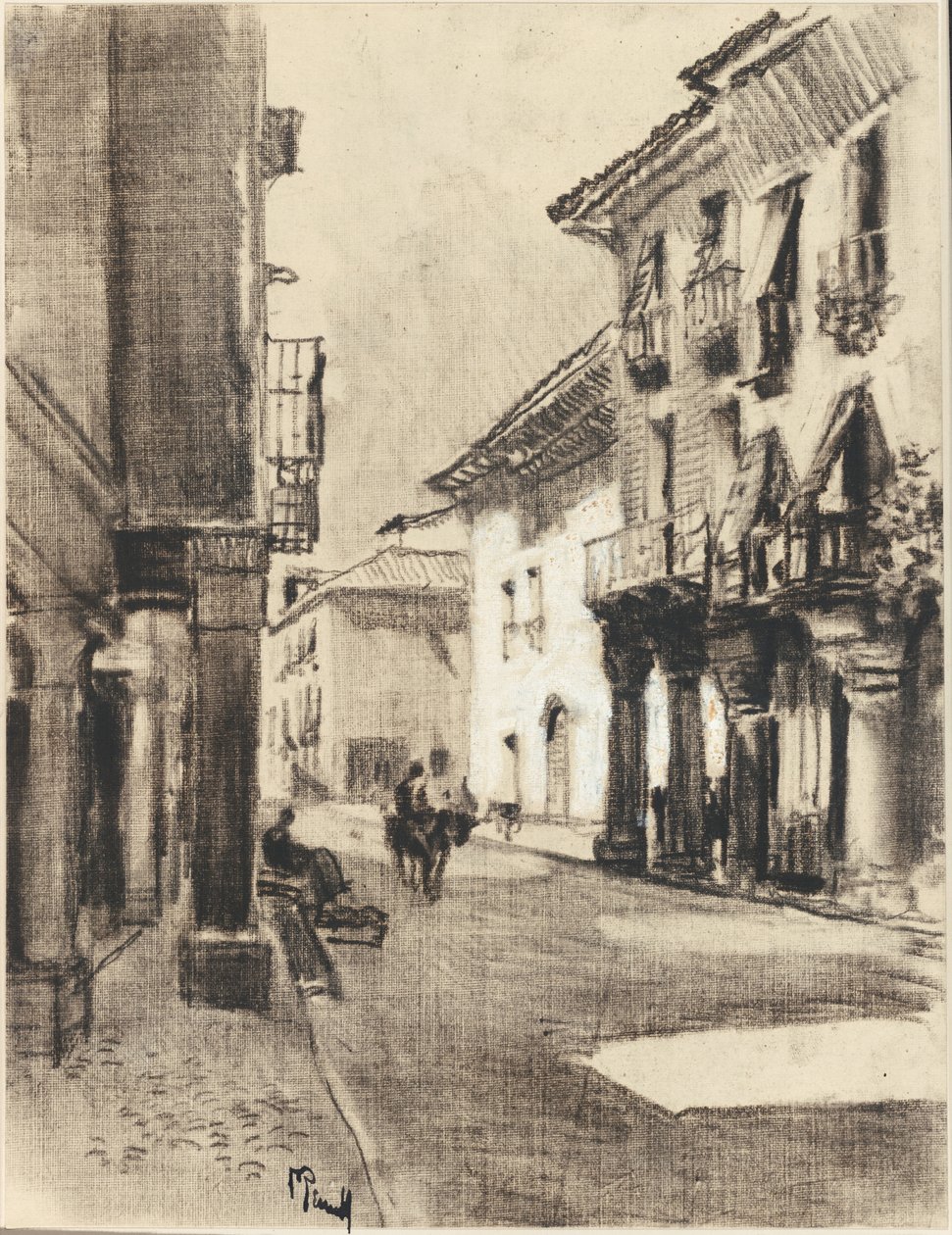 Calle Belediye Başkanı Alcala by Joseph Pennell
