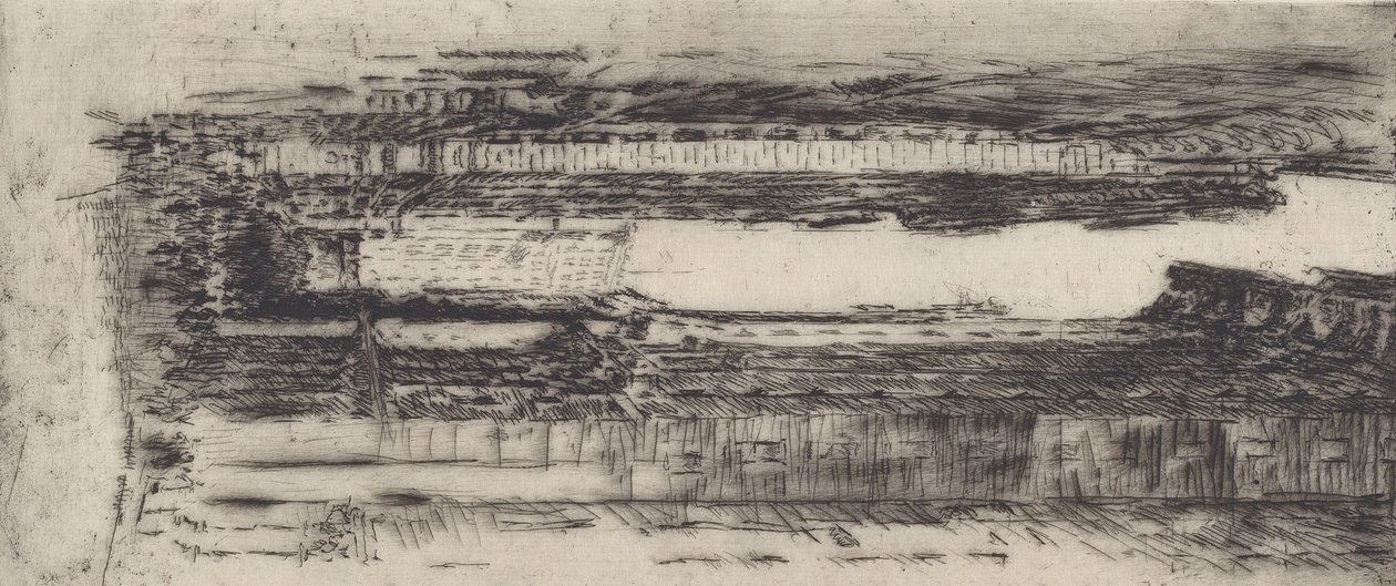 Kanyon, No. III, 1904. by Joseph Pennell