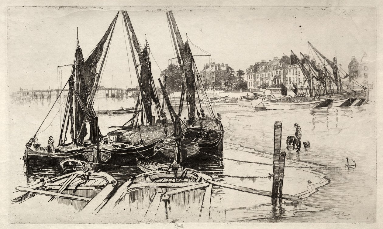 Chelsea, No. 1, 1886. by Joseph Pennell