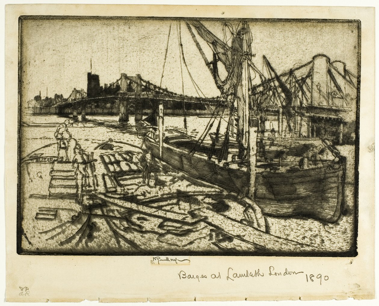 Chelsea, hayır. II by Joseph Pennell