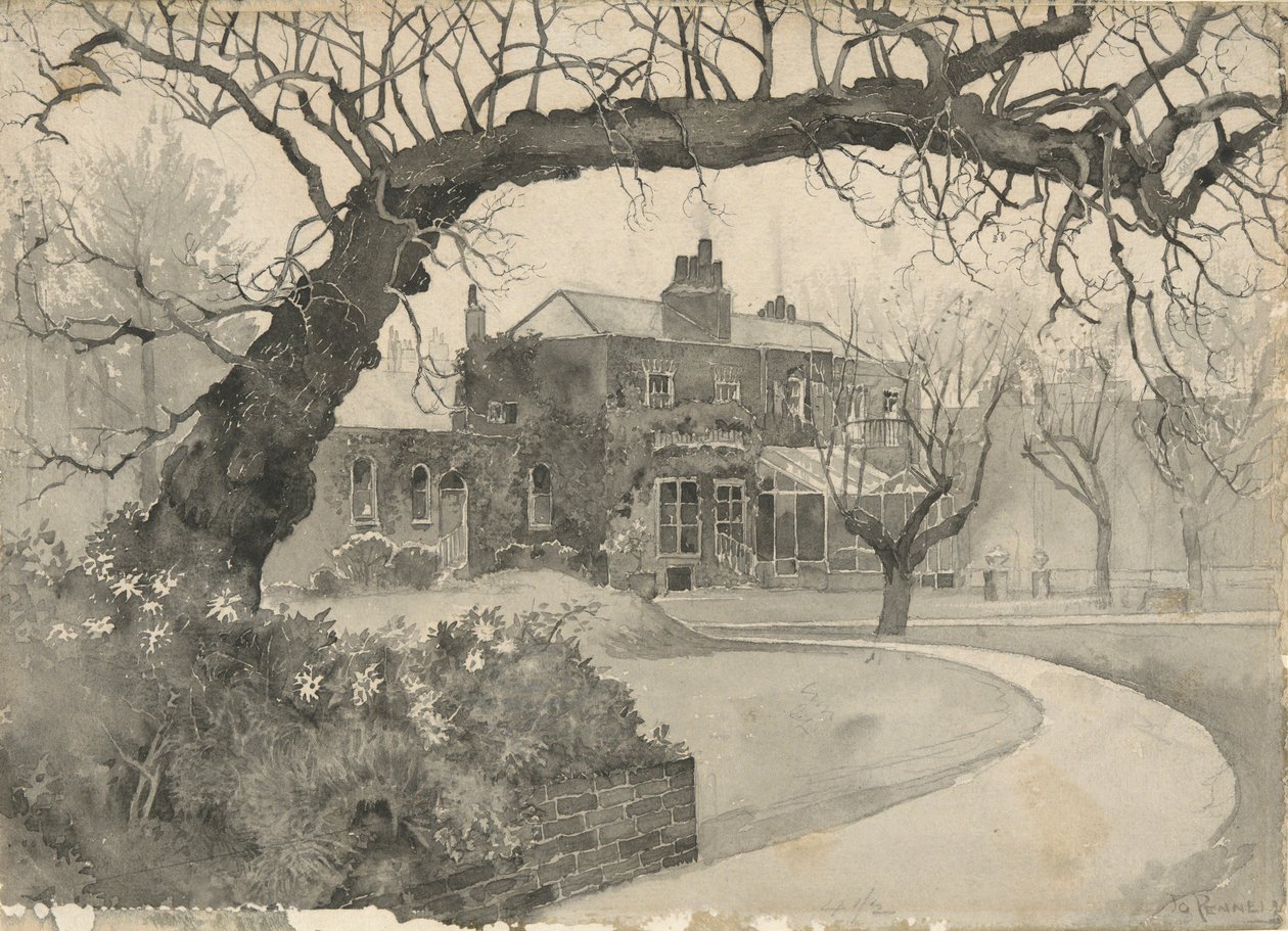 Chelsea Rektörlüğü by Joseph Pennell