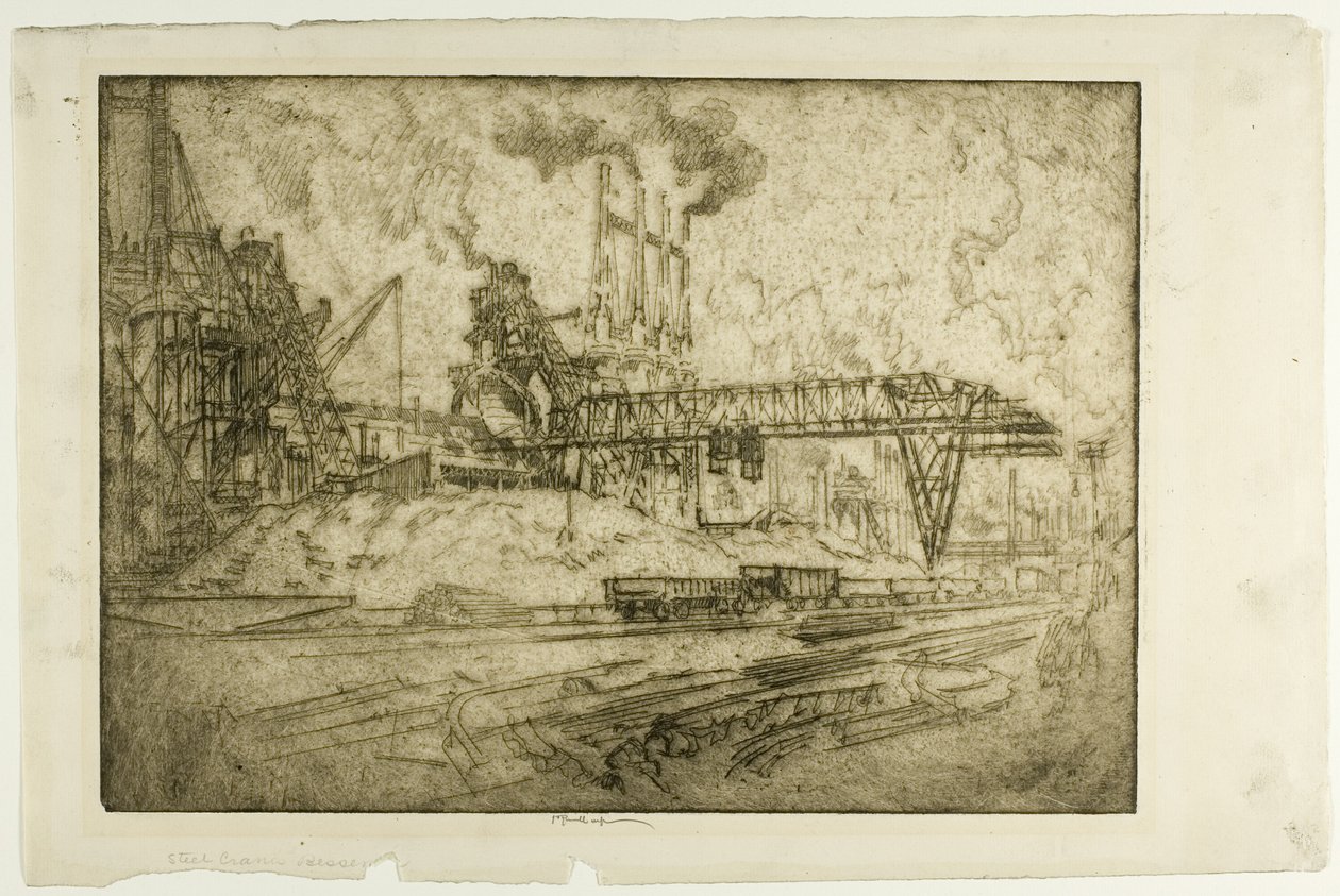 Vinçler, Bessemer by Joseph Pennell
