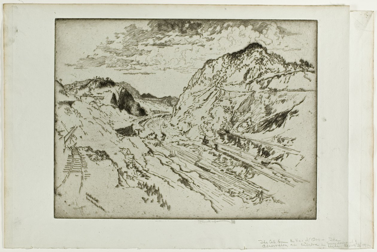 Yılan Kesimi, Panama by Joseph Pennell
