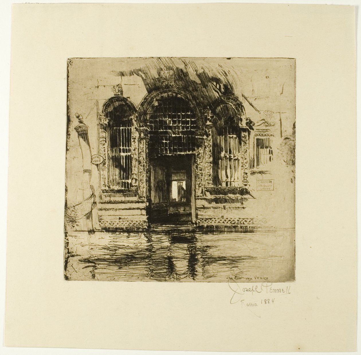 Kapı, Venedik by Joseph Pennell