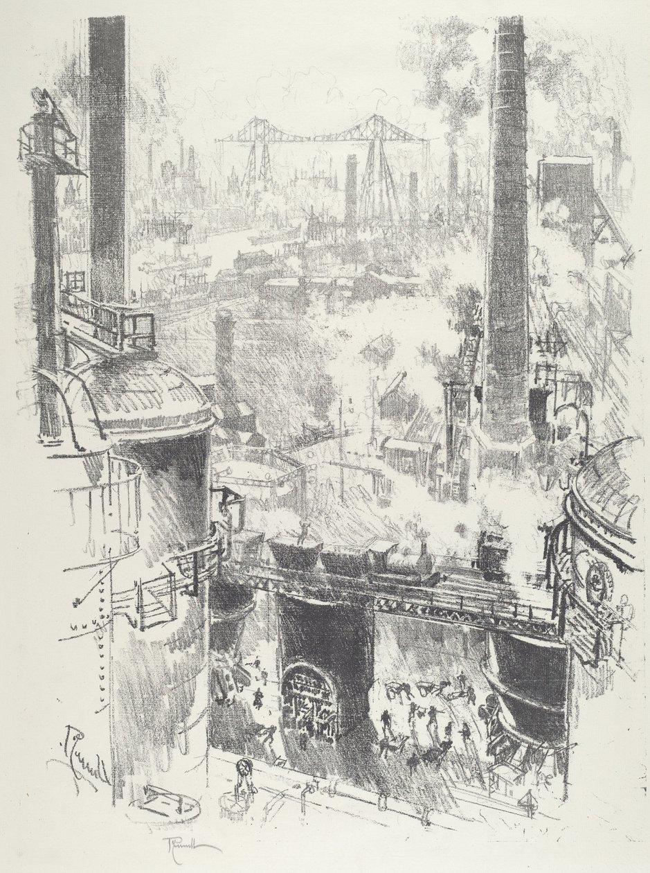 Fırınların Tepelerinden by Joseph Pennell