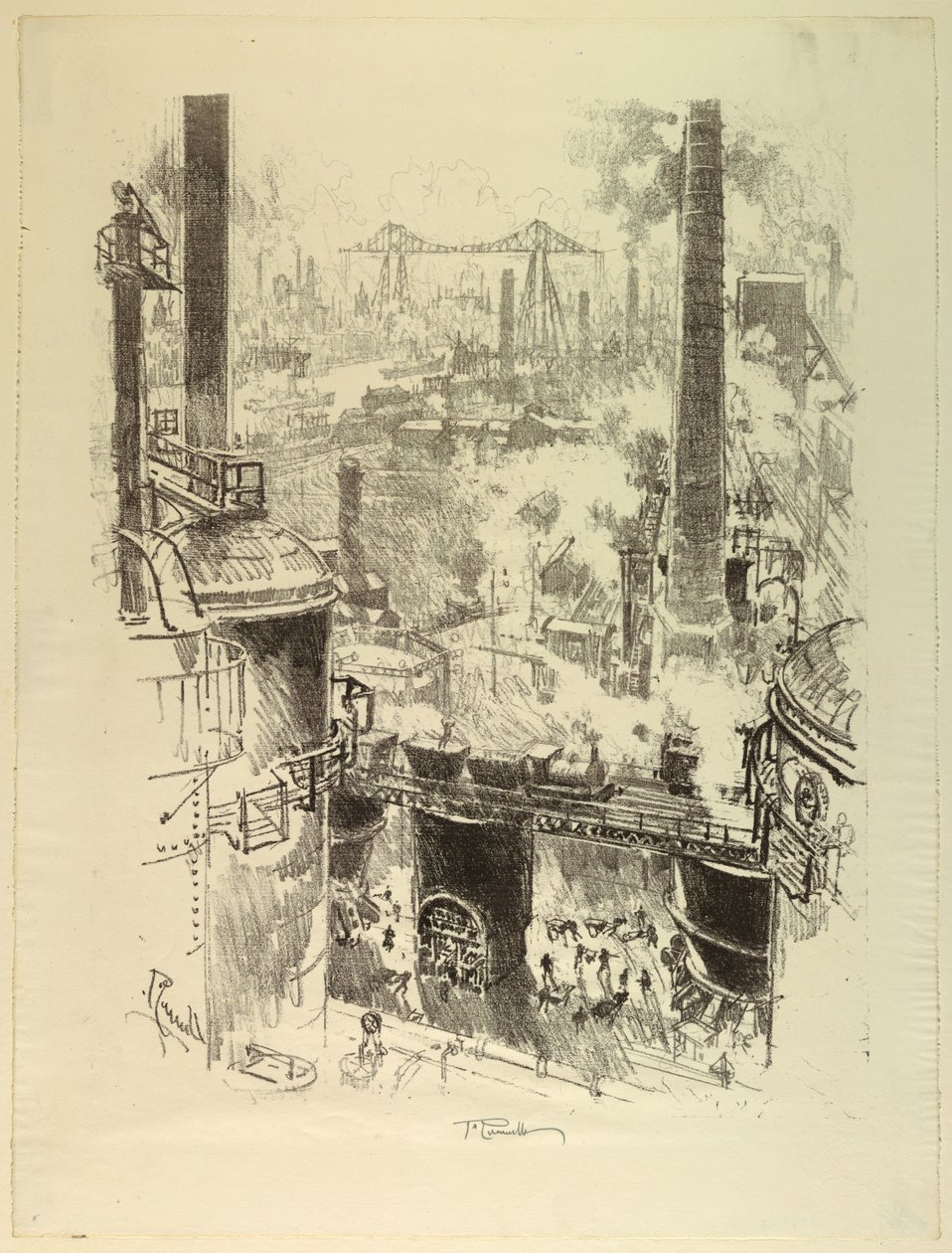 Fırınların Tepelerinden by Joseph Pennell