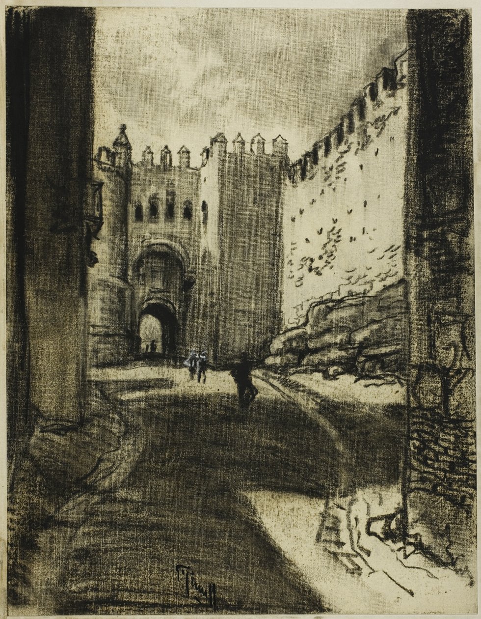 Ağ Geçidi, Segovia by Joseph Pennell