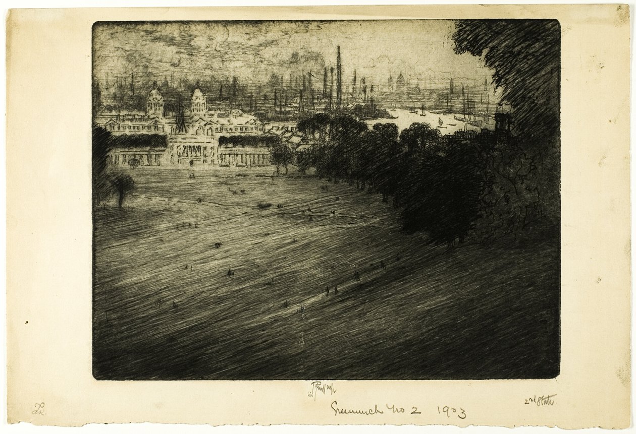 Greenwich Parkı, No. 2 by Joseph Pennell