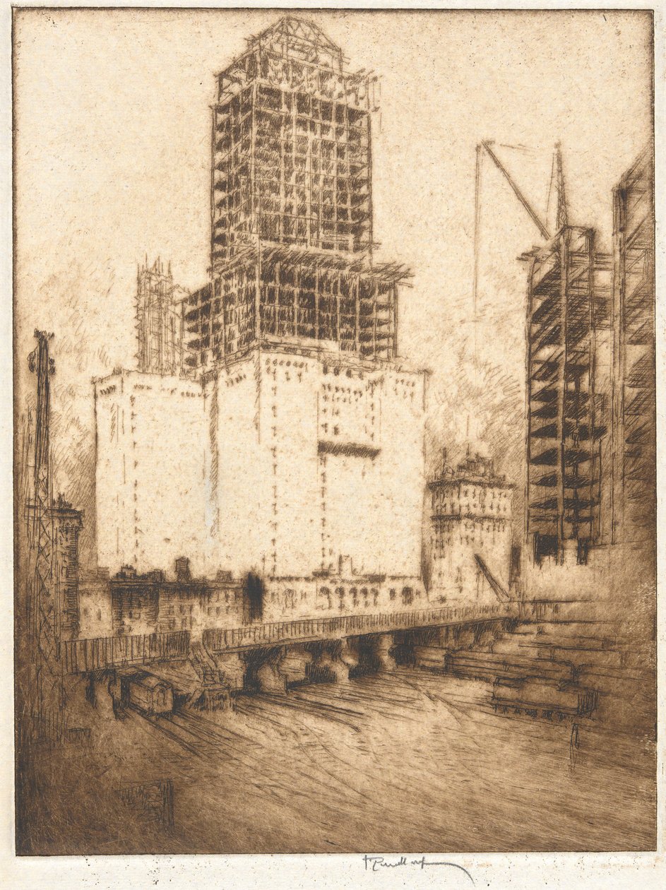 Beyler için Konaklama by Joseph Pennell