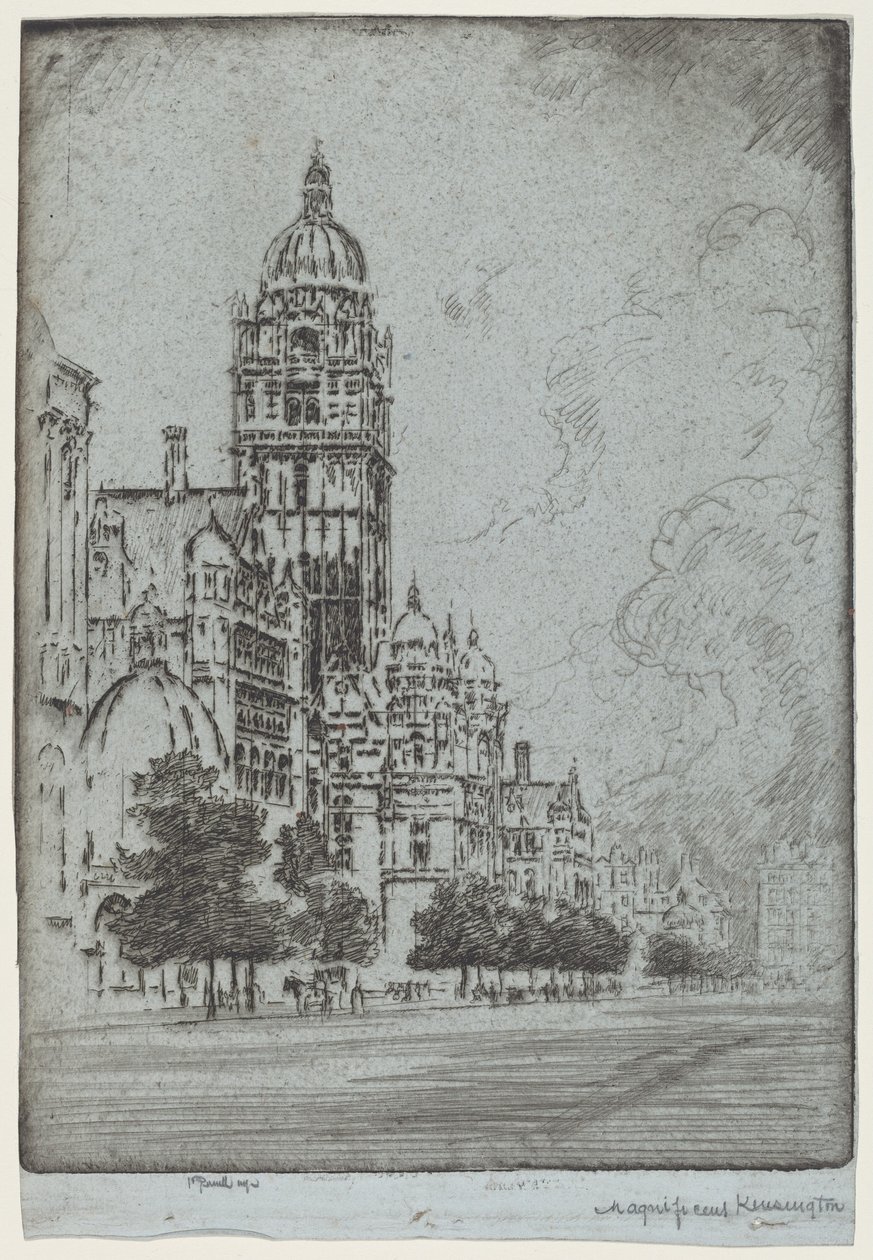 muhteşem Kensington by Joseph Pennell