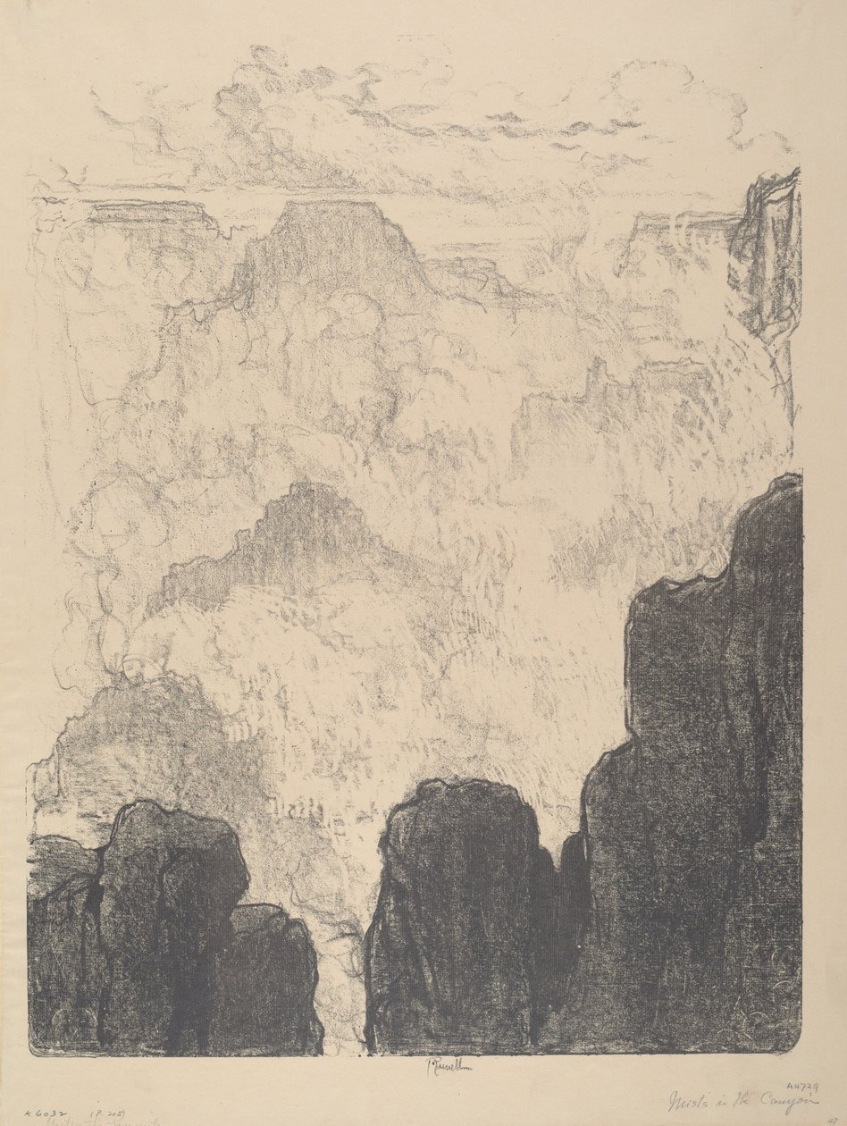 Kanyondaki Sisler, No.II by Joseph Pennell