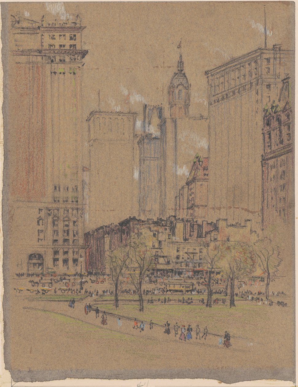 New York, Eski ve Yeni by Joseph Pennell