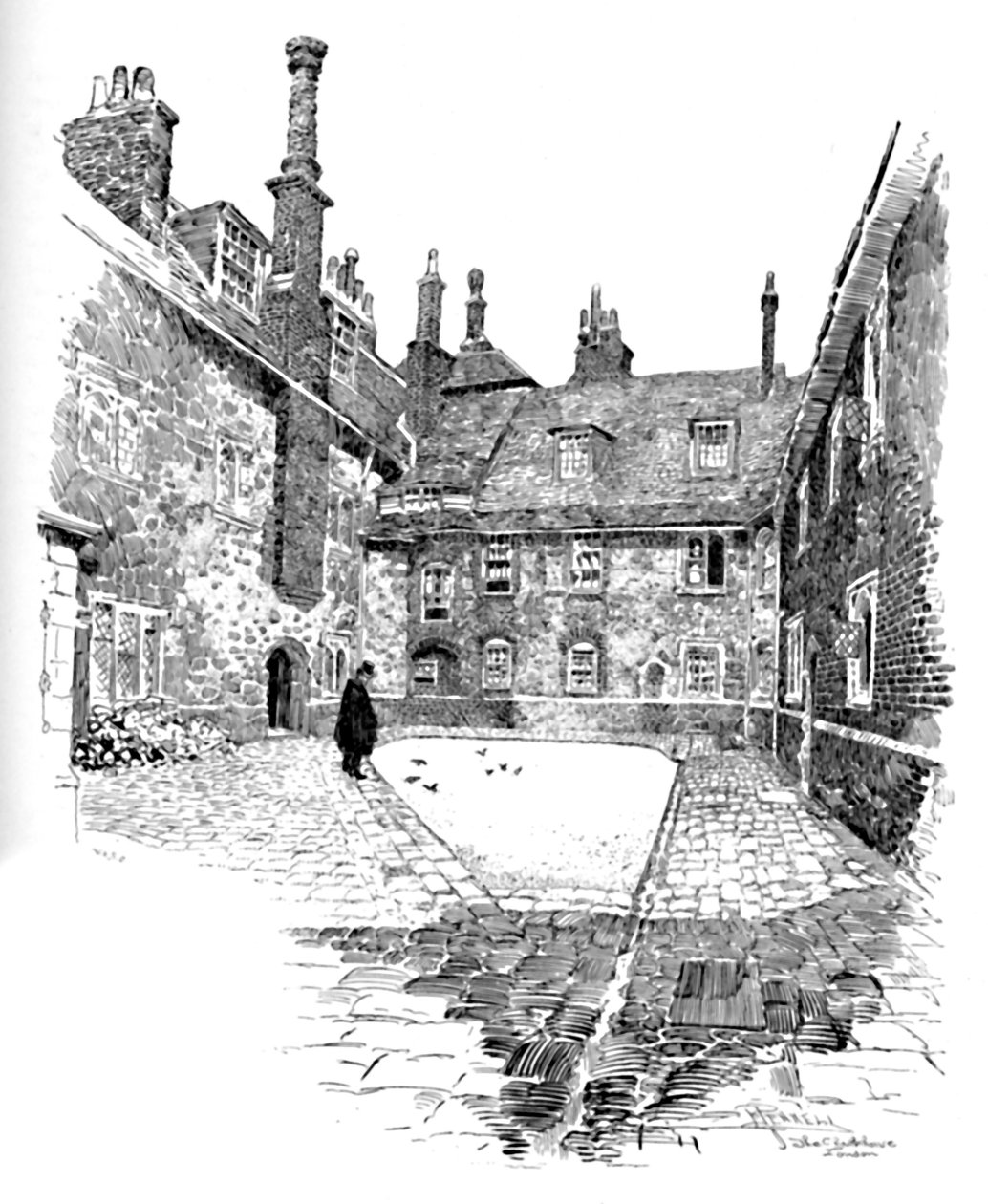 Eski Charterhouse: Washhouse Court