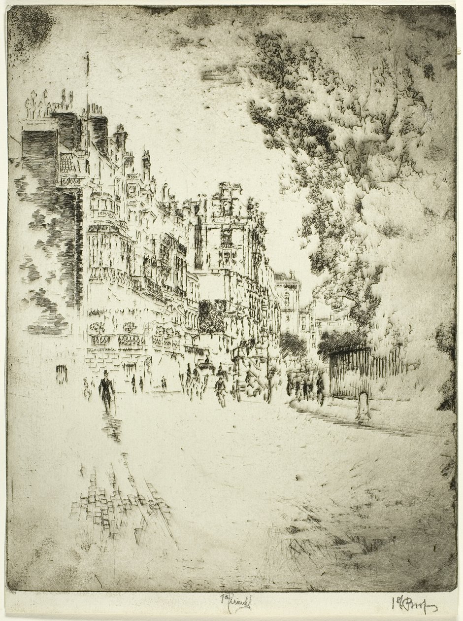 Park şeridi by Joseph Pennell