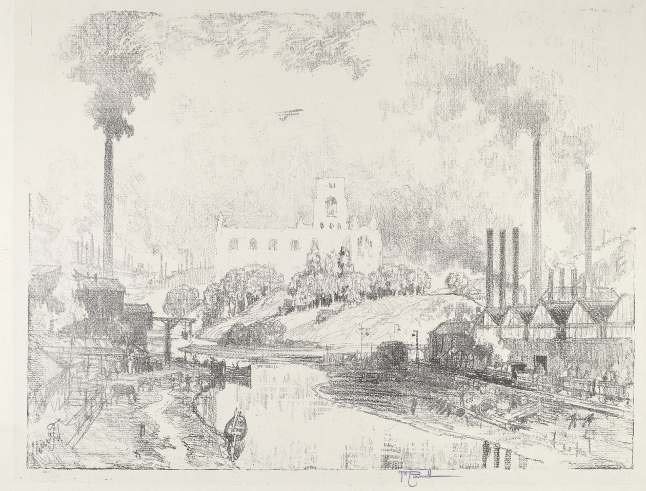 Barış ve Savaş by Joseph Pennell