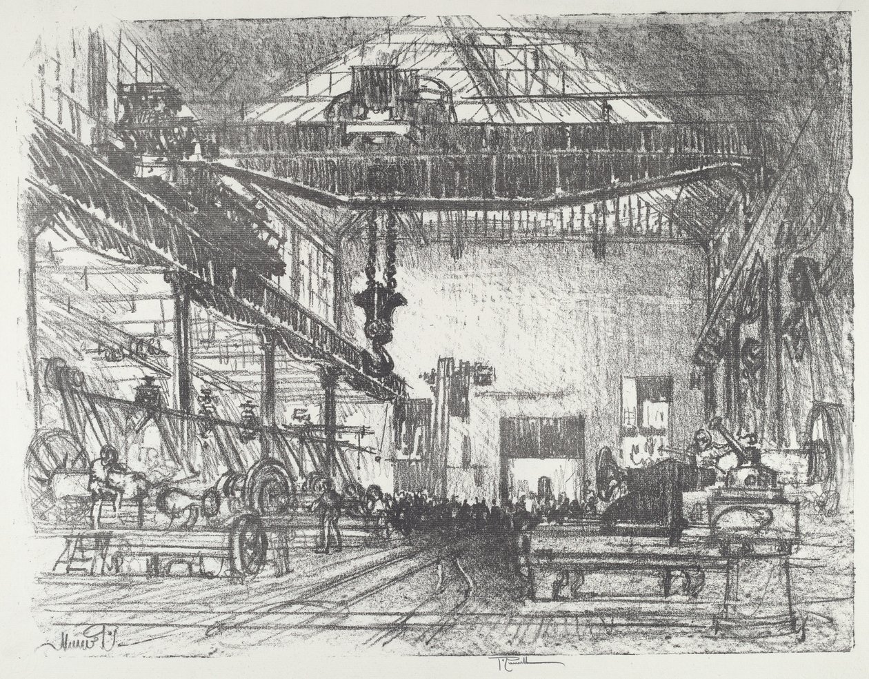 Büyük Kabukları Planya by Joseph Pennell