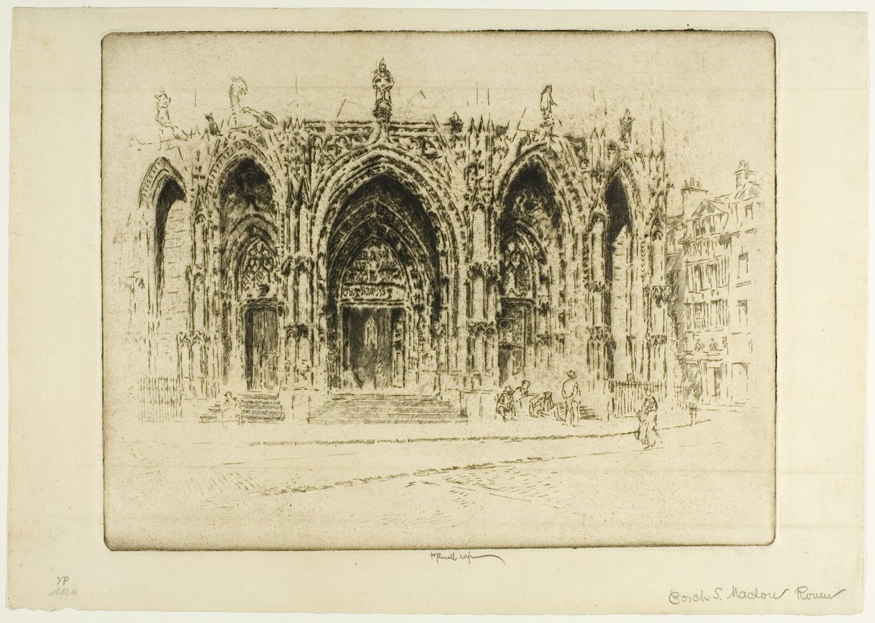 Visagara Kapısı, Madrid Kapısı, Toledo by Joseph Pennell