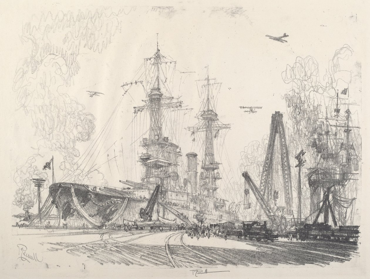 Başlamaya hazır by Joseph Pennell