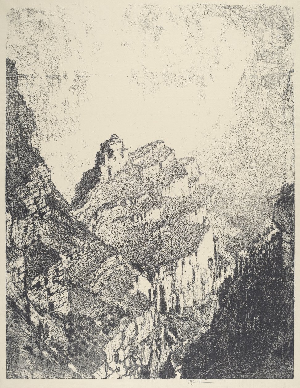 Beyaz Şehre Giden Yol, No.II by Joseph Pennell