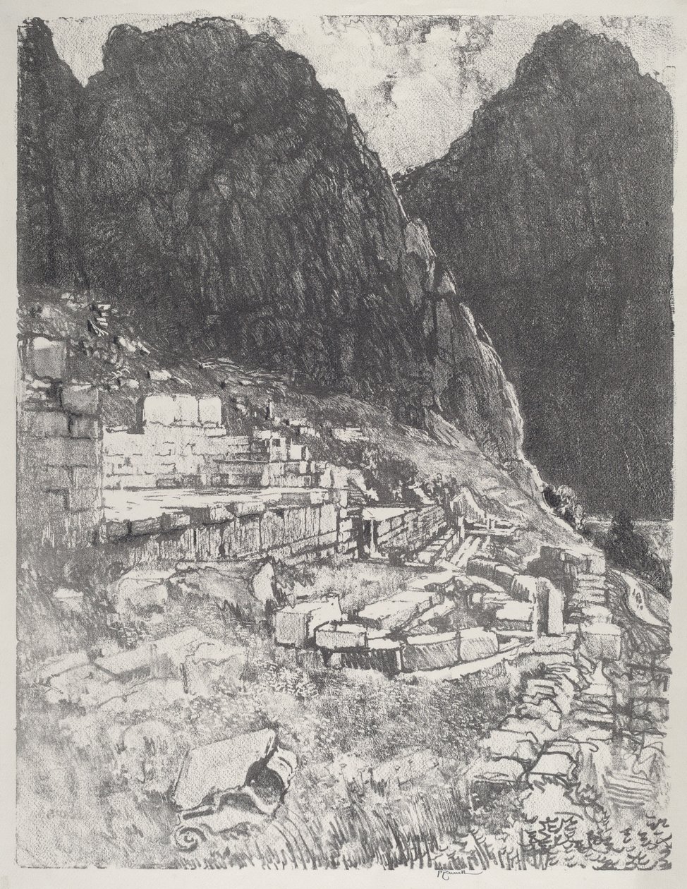 Mighty, Delphi Koltukları by Joseph Pennell