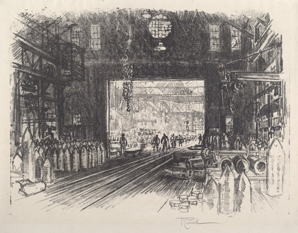 Kabuk Fabrikası, No.II by Joseph Pennell