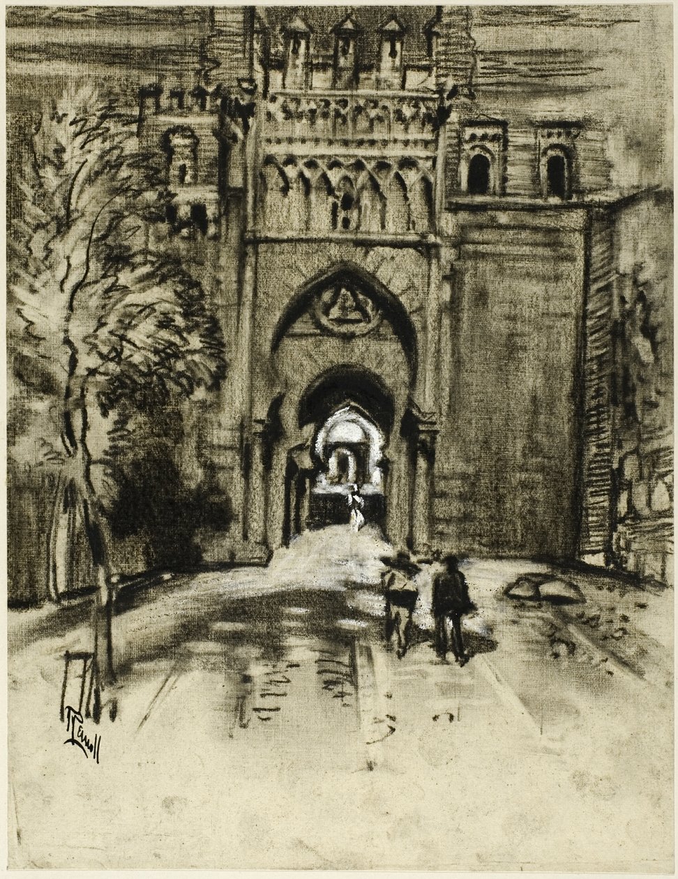 Süper Güneş Kapısı by Joseph Pennell