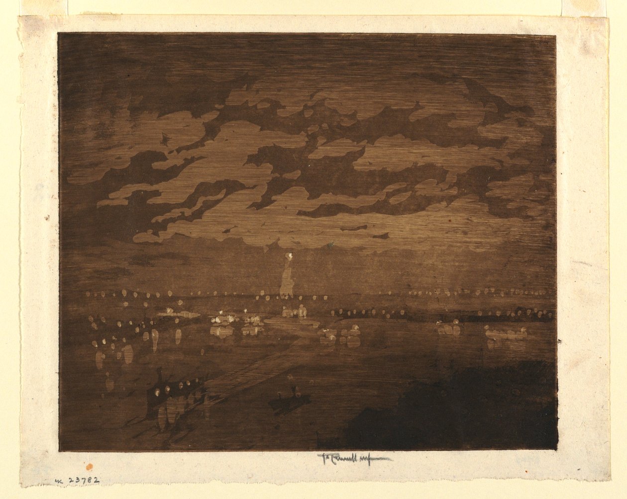 Körfez, New York by Joseph Pennell