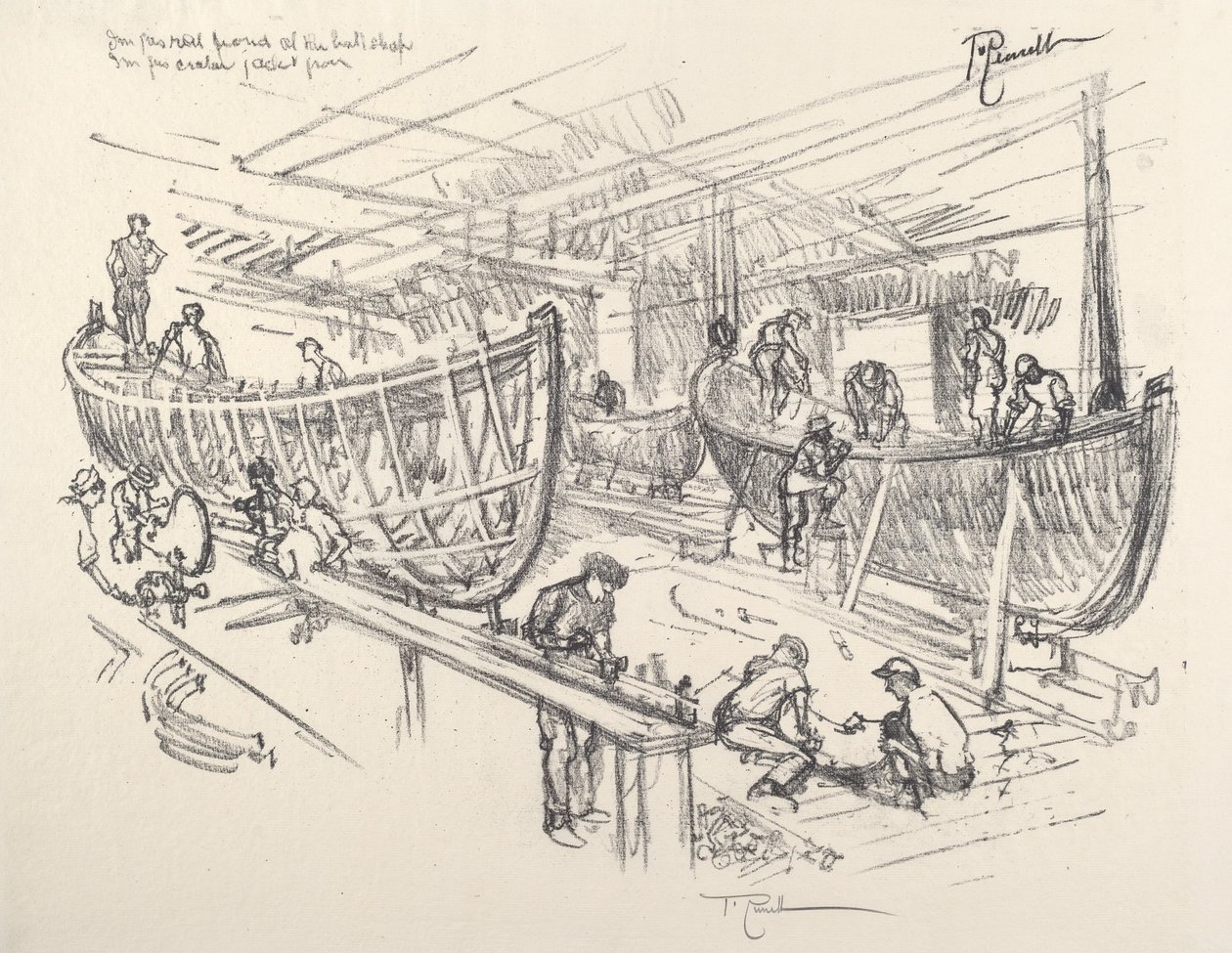 Tekne Üreticileri by Joseph Pennell