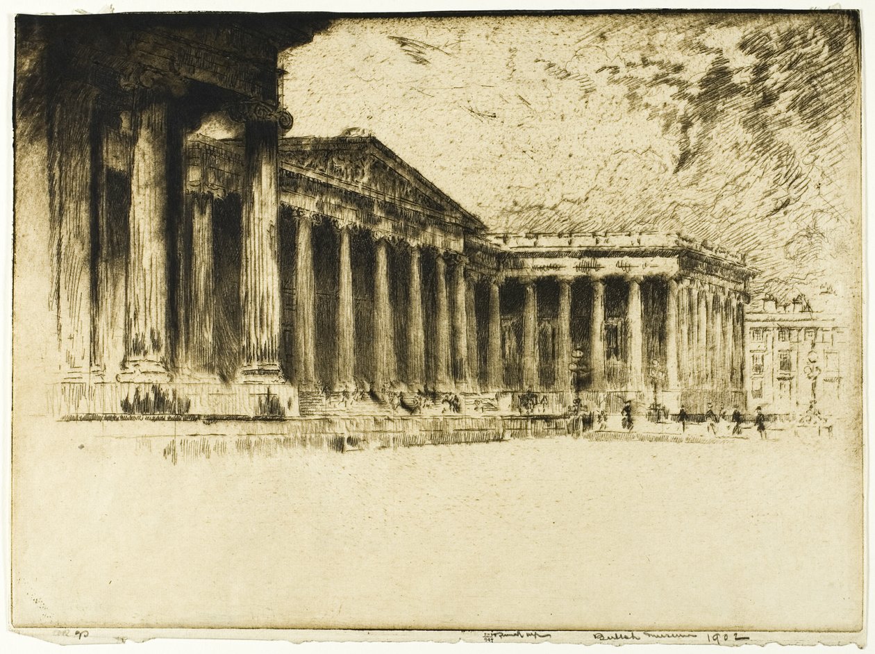 İngiliz müzesi by Joseph Pennell