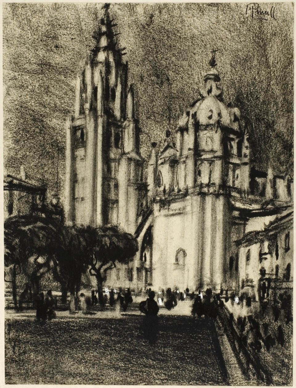Katedral, Toledo by Joseph Pennell