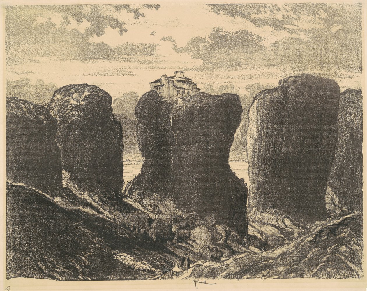 Trinity Kayalıkları, 1913. by Joseph Pennell