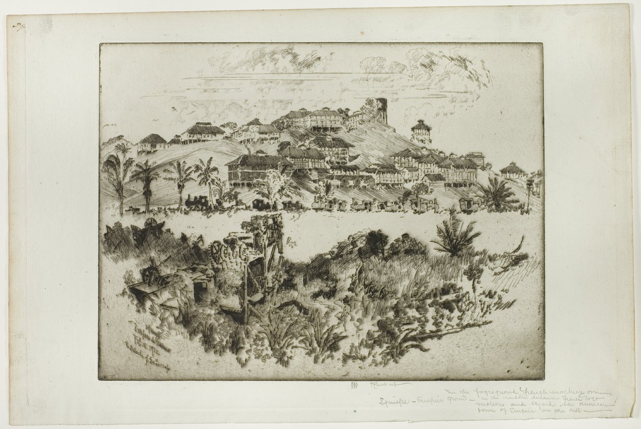 De Lesseps Debacle, Panama by Joseph Pennell
