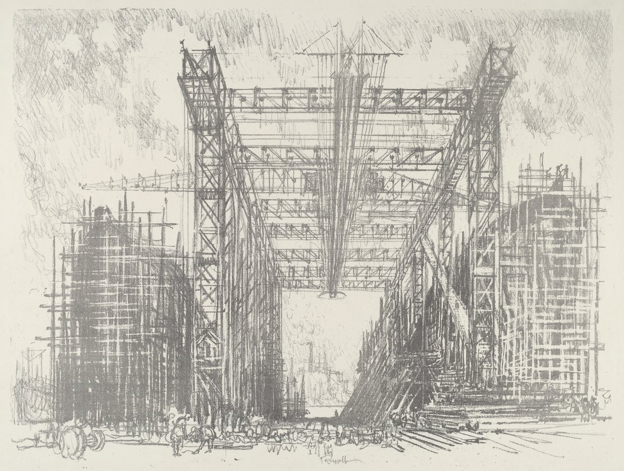 Portal, 1916. by Joseph Pennell