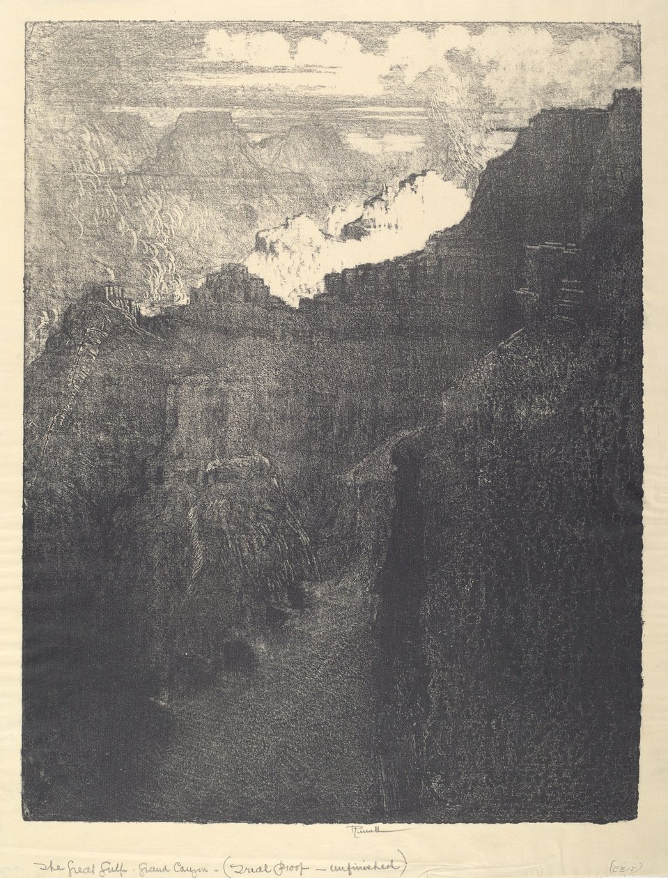 Büyük Körfez, 1912. by Joseph Pennell