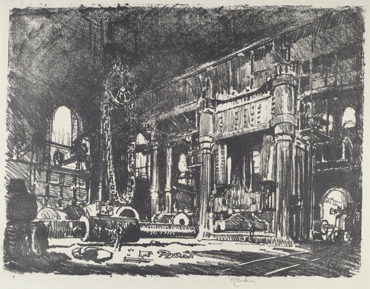 Silah Demirhanesi by Joseph Pennell