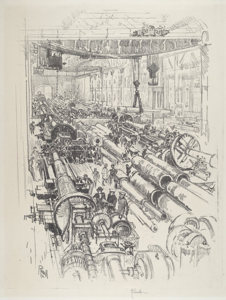 Silah Dükkanı by Joseph Pennell