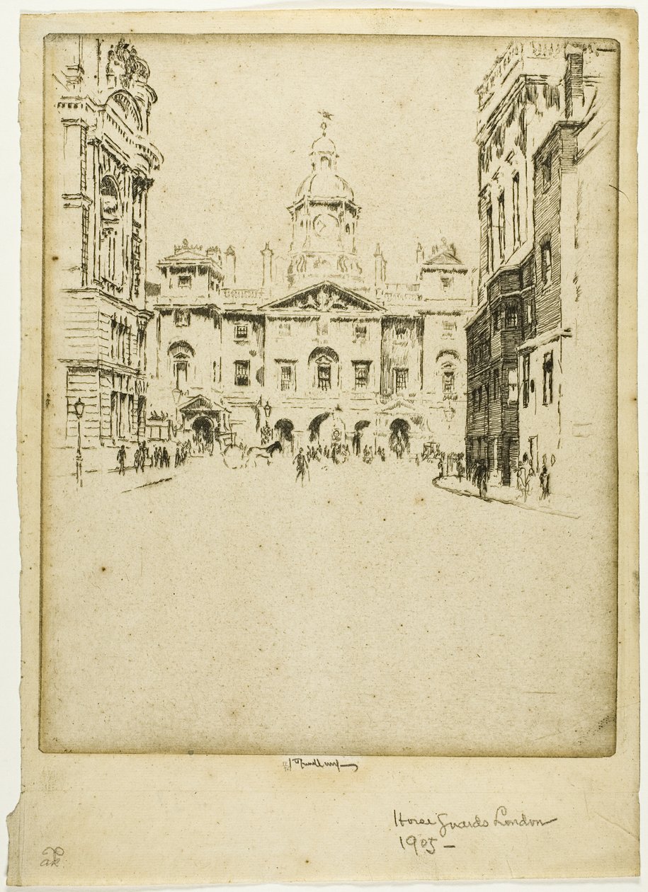 At Muhafızları by Joseph Pennell