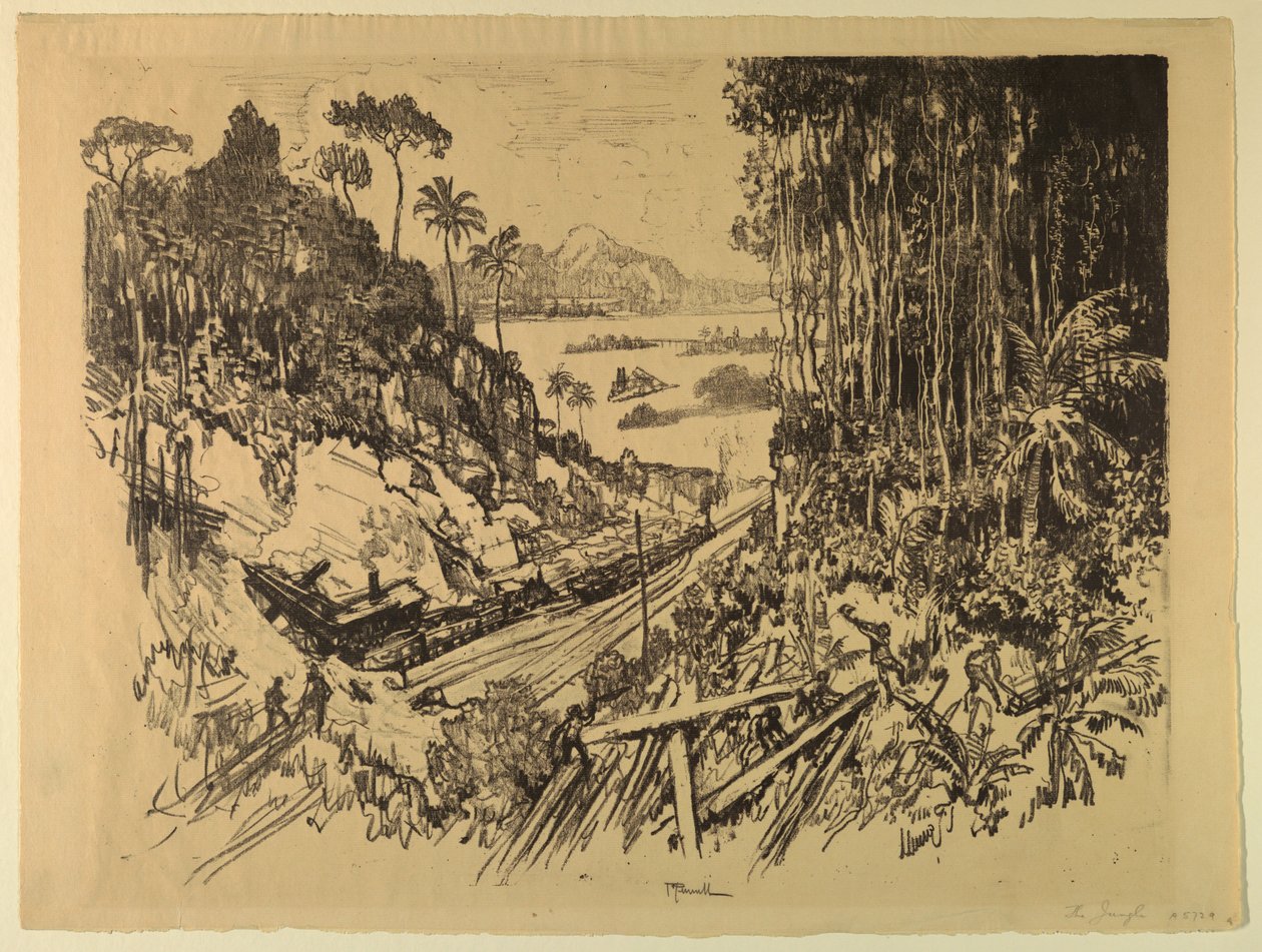 Orman: Yeniden Eski Demiryolu by Joseph Pennell