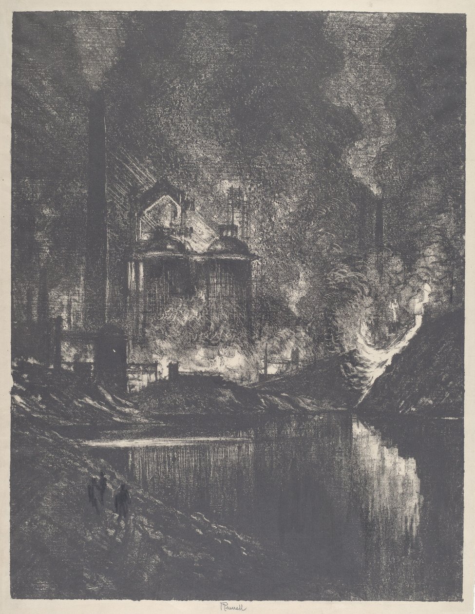 Ateş Gölü, Charleroi by Joseph Pennell