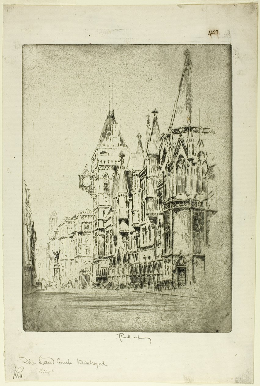 Hukuk Mahkemeleri by Joseph Pennell