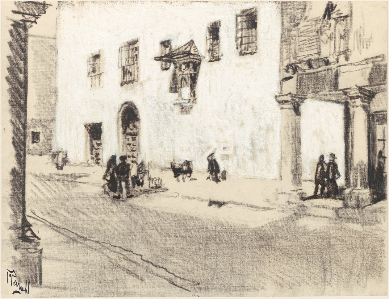 Alcalá Manastırları by Joseph Pennell
