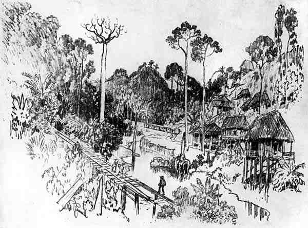 The Native Village, Joseph Pennell