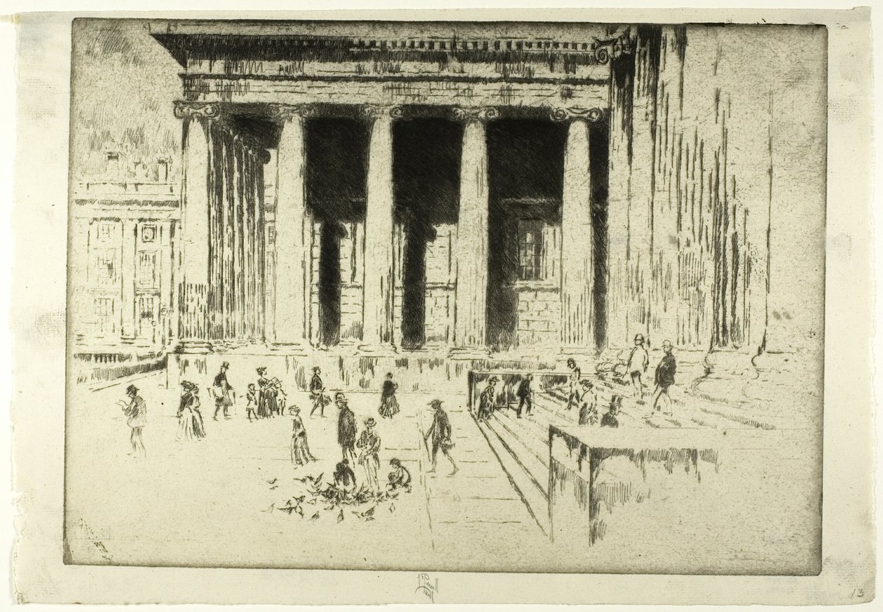 Basamaklar, British Museum by Joseph Pennell
