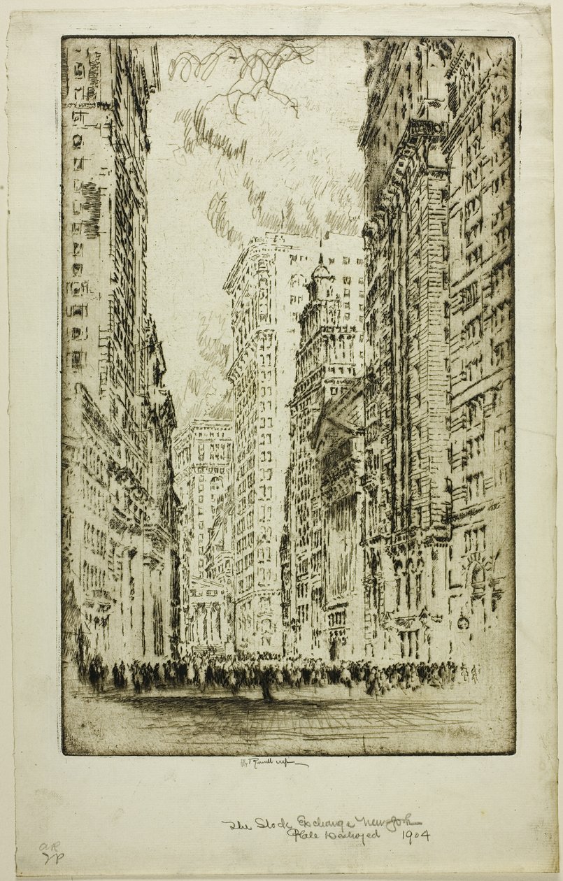Borsa by Joseph Pennell