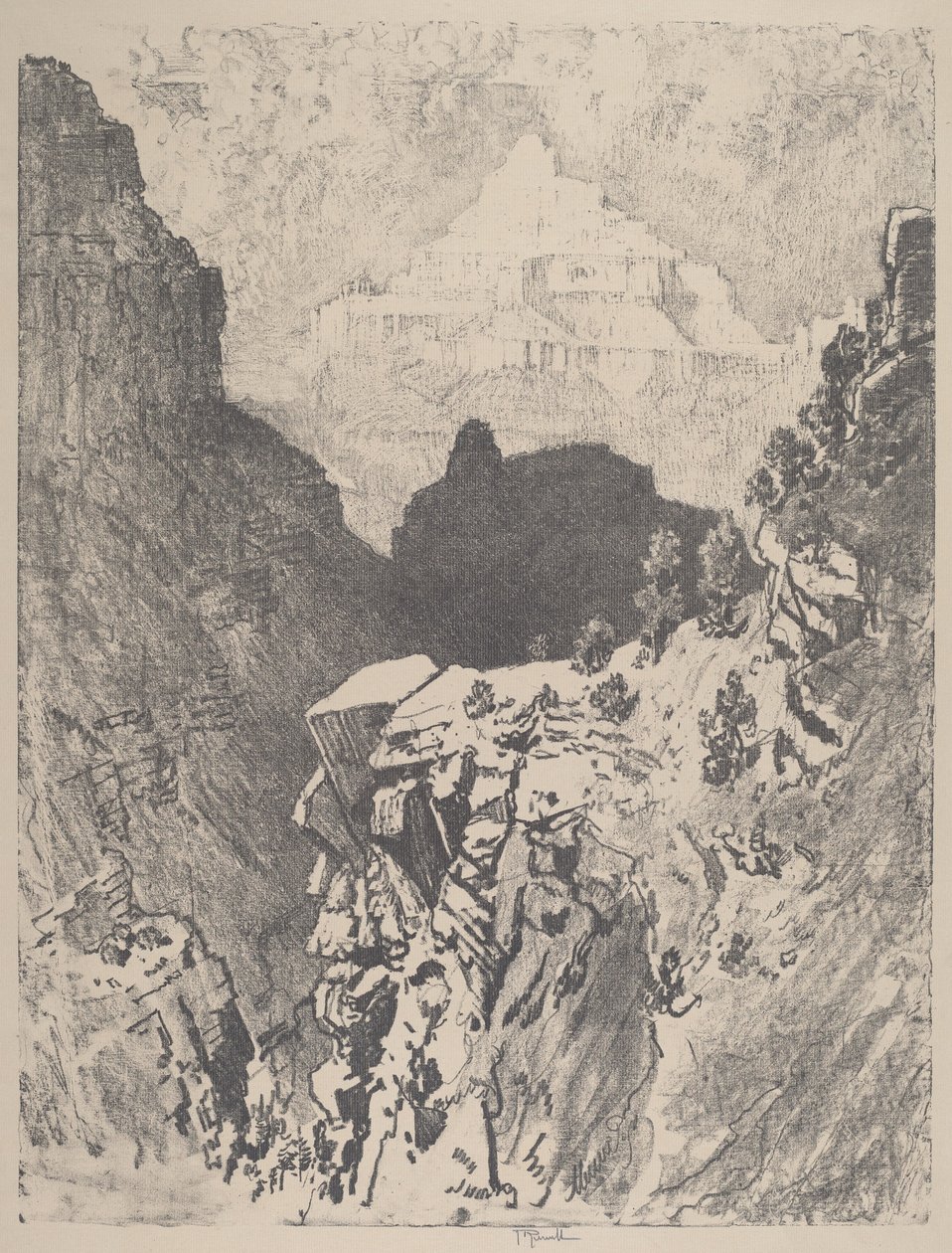 Tapınak by Joseph Pennell