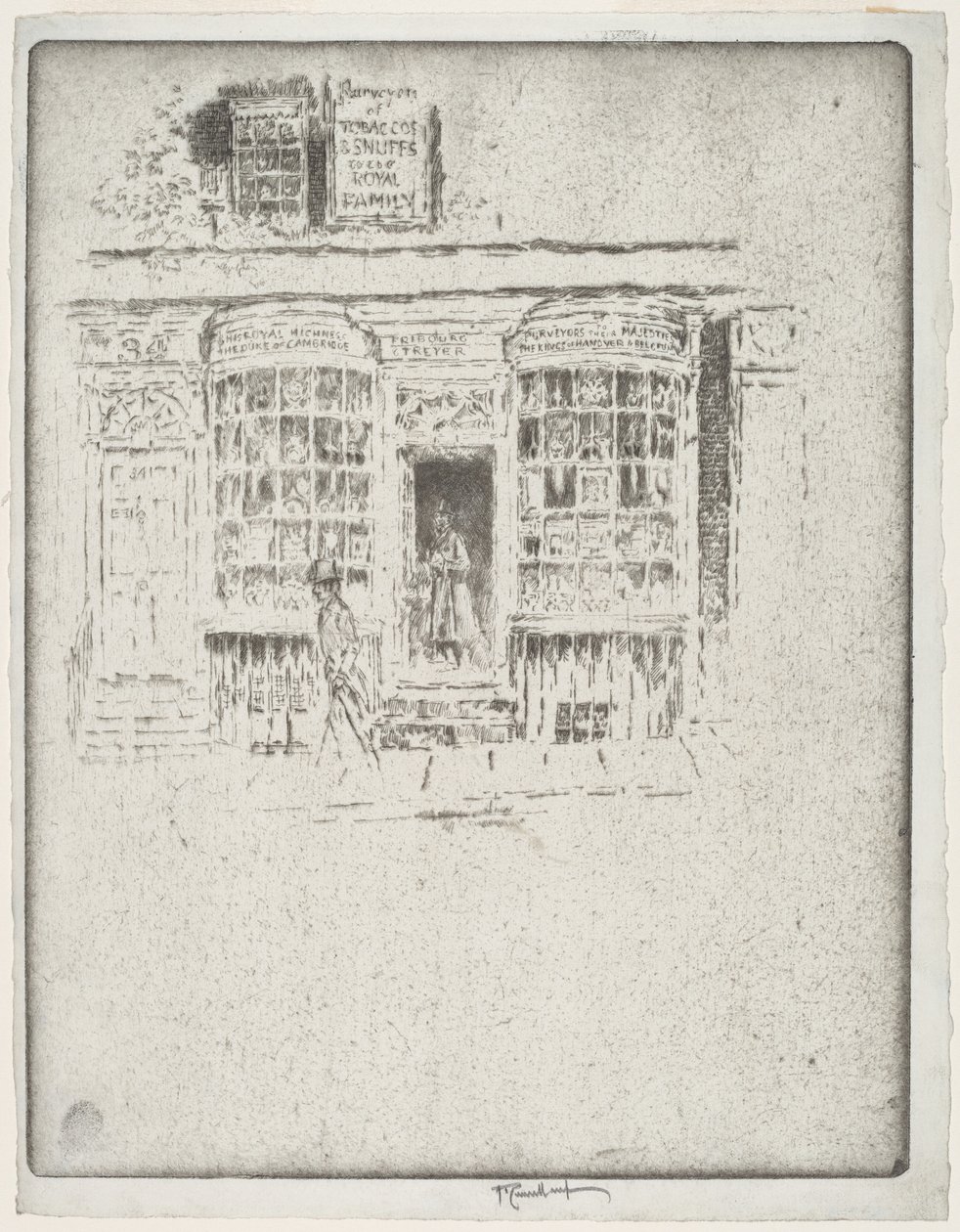 Tütün Dükkanı by Joseph Pennell