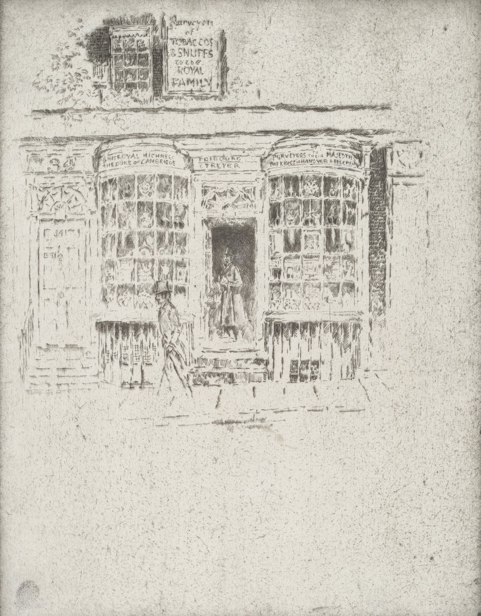 Tütün Dükkanı, 1903. by Joseph Pennell