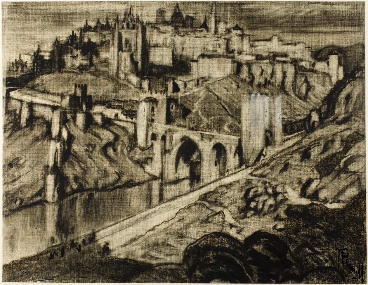 Yükselen Şehir, Toledo by Joseph Pennell